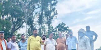 बनकटी में नए छठ घाट का निरीक्षण:अध्यक्ष प्रतिनिधि अरविंद पाल ने गुणवत्ता और प्रगति जांची