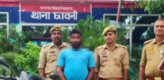 बस्ती में छावनी पुलिस ने एक युवक को पकड़ा:अवैध कच्ची शराब के खिलाफ अभियान में गिरफ्तारी