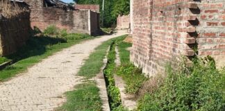 महेशपुर के भदैयापुरवा में 8 महीने से नालियां जाम:गंदगी से बीमारी फैलने का खतरा, सफाई कर्मचारी पर लापरवाही का आरोप