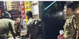 विक्रमजोत में कांवड़ यात्रा से पहले पुलिस का अभियान:अवैध मादक पदार्थों की बिक्री रोकने के लिए सघन चेकिंग