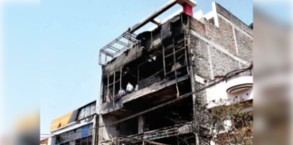 अलीगंज अग्निकांड: एलडीए का बड़ा फैसला, बिल्डिंग ध्वस्तीकरण का आदेश जारी