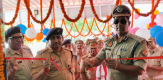 पुलिस महानिरीक्षक द्वारा नवनिर्मित ‘जिम’ का फीता काटकर किया गया भव्य उद्घाटन