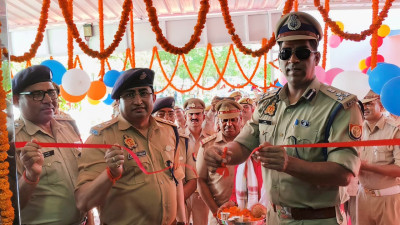 पुलिस महानिरीक्षक द्वारा नवनिर्मित ‘जिम’ का फीता काटकर किया गया भव्य उद्घाटन