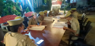 थाना महुली पर नवनियुक्त रिक्रूट आरक्षियों को अपराध रजिस्टर के सम्बन्ध में विस्तृत जानकारी प्रदान की गयी