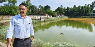 डीएम द्वारा विभिन्न तालाबों का किया गया स्थलीय निरीक्षण