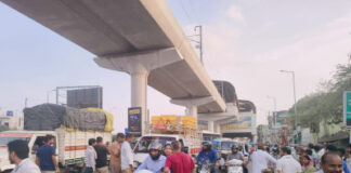 अमौसी मेट्रो स्टेशन के पास मारपीट और बवाल से लगा जाम, पूर्व राष्ट्रपति रामनाथ कोविंद की फ्लीट भी फंसी