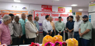 50 क्षय रोगियों को पुष्टाहार वितरित