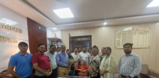 नवपदस्थ सीएमएस डॉ. चारू चन्दा का भव्य स्वागत