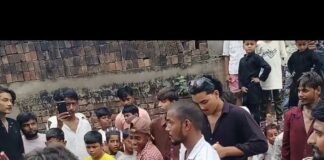 नगर बाजार में चेहल्लुम का जुलूस निकला:अकीदतमंदों ने शहीदों को याद किया, शर्बत बांटा गया