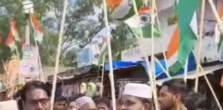 श्रावस्ती में दद्दन खान ने निकाली तिरंगा रैली:14 अगस्त को स्वतंत्रता दिवस से पहले दिखा उत्साह