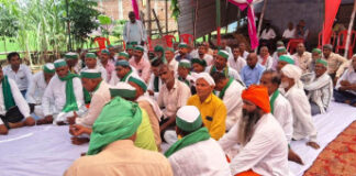 भाकियू के पूर्व जिलाध्यक्ष गौरी शंकर चौधरी के निधन पर शोकःश्रद्धांजलि सभा में उमड़े लोग