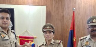 श्रावस्ती की SI वीरांगना मिश्रा ने जीते 5 पदक:43वीं यूपी पुलिस बैडमिंटन प्रतियोगिता में हिस्सा लिया, एसपी ने किया सम्मानित