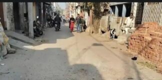 इकौना में अंबेडकर नगर-पटेल नगर सड़क जर्जर:राहगीरों, छात्रों को परेशानी; श्मशान घाट जाने वालों को भी दिक्कत