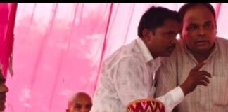विधायक ने अंबेडकर पार्क बाउंड्री वॉल का शिलान्यास किया:बस्ती के गुलौरा ग्राम पंचायत में हुआ कार्यक्रम