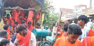 बनकटी से कांवरिया संघ अयोध्या रवाना:बाबा भदेश्वरनाथ पर जलाभिषेक के लिए जल भरेंगे भक्त