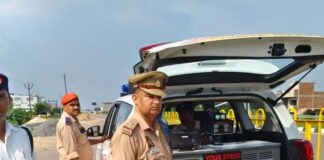 महाराजगंज पुलिस ने 28 वाहनों का चालान काटा:फरेंदा-सोनौली हाईवे पर स्पीड राडार गन से ₹56 हजार का जुर्माना वसूला
