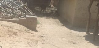 श्रावस्ती के बाले पुरवा में कच्ची सड़क पर जलजमाव:बारिश से आवागमन बाधित, ग्रामीणों को भारी परेशानी