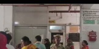 श्रावस्ती अस्पताल में नवजात की मौत:परिजनों ने इलाज में लापरवाही का आरोप लगाया, हंगामा
