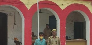 श्रावस्ती में 25 हजार का इनामी गैंगस्टर नान्हू चौहान गिरफ्तार:भिनगा पुलिस ने दबोचा, तीन मुकदमों के बाद गैंगस्टर एक्ट लगा था