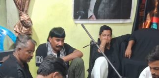 नासिरगंज में 26 सफ़र को अलविदाई मजलिस:बड़ी संख्या में अज़ादार हुए शामिल