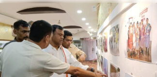 फोटो प्रदर्शनी का अवलोकन करने प्रेस क्लब पहुंचे प्रदेश कांग्रेस अध्यक्ष