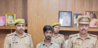 जीआरपी बस्ती ने मोबाइल चोर पकड़ा:गोंडा-बस्ती में चोरी के 30 हजार के मोबाइल बरामद