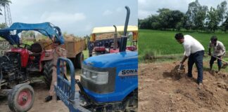 सीमा पार से खनन का खेल: दो ट्रैक्टर छुड़ा ले गए मिट्टी माफिया, दर्शक बनी रही सिंदुरिया पुलिस