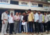 अवैध शराब बिक्री के खिलाफ बजरंग दल-करणी सेना का विरोध, तहसील पहुंचकर सौंपा ज्ञापन