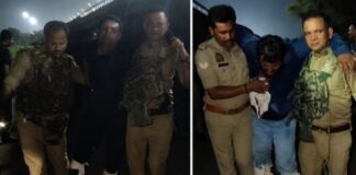 वाराणसी: क्राइम ब्रांच बनकर लूटी थी 27 किलो चांदी, मुठभेड़ में दो बदमाश ढेर नहीं, पैरों में लगी गोली
