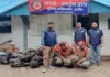 चोरी की गाड़ियों का कबाड़ कारोबार!12 इंजन बरामद