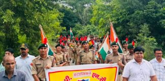 18 पदों के लिए 40 विद्यार्थियों ने दी NCC परीक्षा:बस्ती की तिरंगा यात्रा में गूंजे देशभक्ति के नारे
