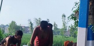 सरयू नदी चेतावनी निशान के करीब:बस्ती के दुबौलिया में जलस्तर बढ़ने से तटवर्ती इलाकों में चिंता
