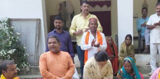 भाजपा महिला मोर्चा की प्रदेश-मंत्री ने सिर पर किया कलश-धारण:गौर में संत रविदास की कलश यात्रा में उमड़ा जनसैलाब