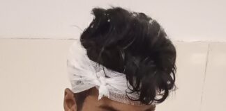 बरगदही बसंतनाथ का युवक सड़क हादसे में घायल:महराजगंज जिला अस्पताल में भर्ती, चिकित्सकों की निगरानी में इलाज