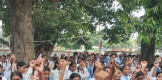 25 दिन में 60 संस्थान, 50 हजार युवाओं से संवाद:हर्रैया में भाजपा नेता का युवा संवाद अभियान संपन्न