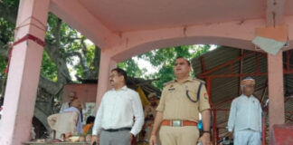 एडीएम व एएसपी ने श्रावण मास/कांवड़ यात्रा के दृष्टिगत बिड़हर घाट का किया स्थलीय निरीक्षण