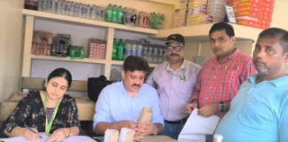 मिलावटखोरी पर खाद्य विभाग की सख्ती, 07 खाद्य पदार्थों के नमूने लिए