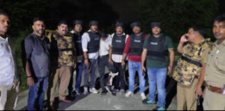 इनामिया वांछित बदमाश जितेन्द्र पासवान उर्फ लादेन मुठभेड़ में दबोचा गया