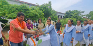 खुन खुन जी गर्ल्स पीजी. कॉलेज में ओपन जिम का उद्घाटन
