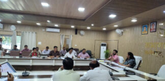 जिलाधिकारी की अध्यक्षता में जिला स्वच्छता समिति की बैठक सम्पन्न