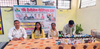 लखनऊ में लगा विशाल निशुल्क स्वास्थ्य शिविर