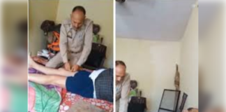 कानपुर में वर्दीधारी कांस्टेबल का एसडीएम के पैर दबाते वीडियो वायरल