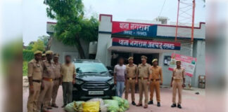 नगराम पुलिस ने दबोचे दो गांजा तस्कर, 16 लाख का माल बरामद