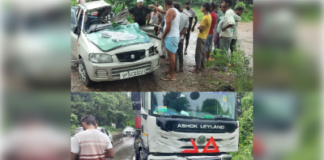 बिंदौरा निकट नेशनल हाईवे पर भीषण सड़क हादसा, चार लोगों की मौत